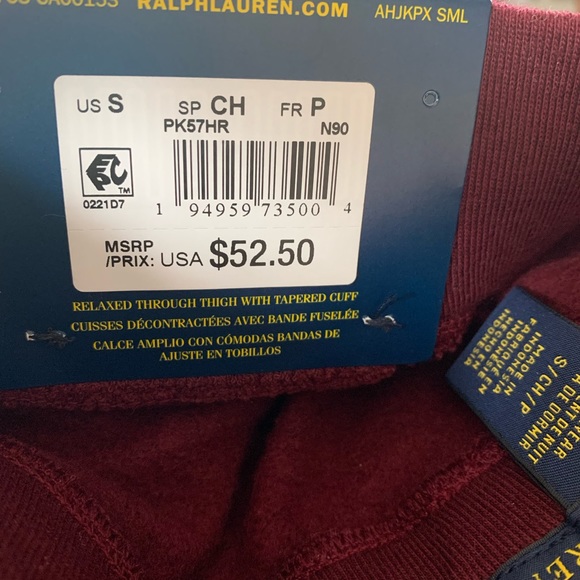 Polo Ralph Lauren jogger SweatPant NEW - Picture 4 of 6